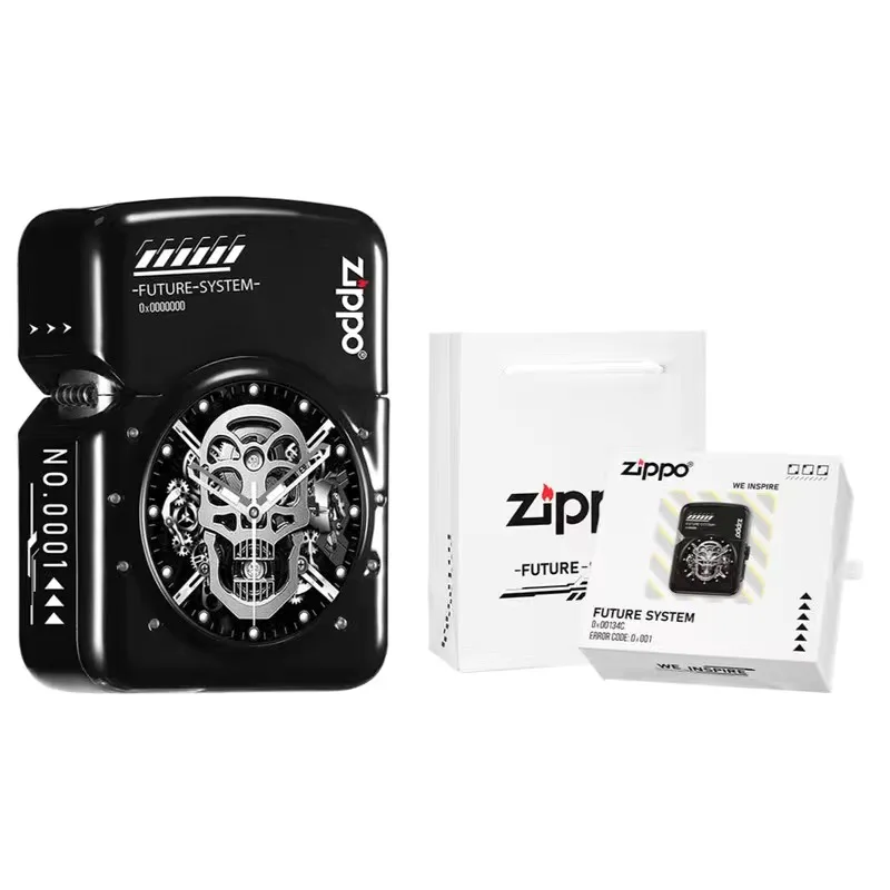 Zippo-Smart-Electronic-Touch-Screen-Black-White-Future-System-Watch-Charging-Lighter-Collection-In-Box (1) Zippo Smart Electronic Touch Screen Black &Amp;Amp; White Future System Watch Charging Lighter Collection In Box - Image 1