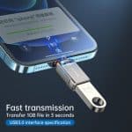 Mcdodo OT-860 OTG USB-A 3.0 to Lightning Adapter - Image 5