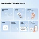 SoundPEATS Clear Transparent Series True Wireless Earbuds - Image 7