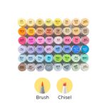 Ohuhu Honolulu Dual Tips Alcohol Art Markers (48 Colors) Brush and Chisel - Image 10