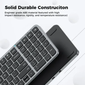 Gadgetoo Iclever Bk20 Compact Size Multi-Deivice Bluetooth Keyboard