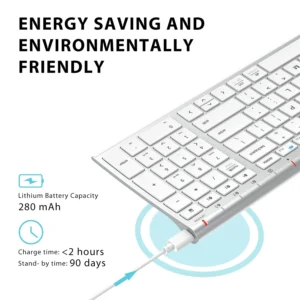 Gadgetoo Iclever Bk10 Bluetooth Universal Ultra-Slim Keyboard