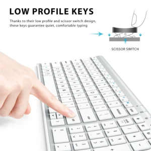 Gadgetoo Iclever Bk10 Bluetooth Universal Ultra-Slim Keyboard