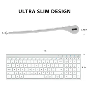 Gadgetoo Iclever Bk10 Bluetooth Universal Ultra-Slim Keyboard