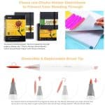 Ohuhu Honolulu Dual Tips Alcohol Art Markers (48 Colors) Brush and Chisel - Image 5