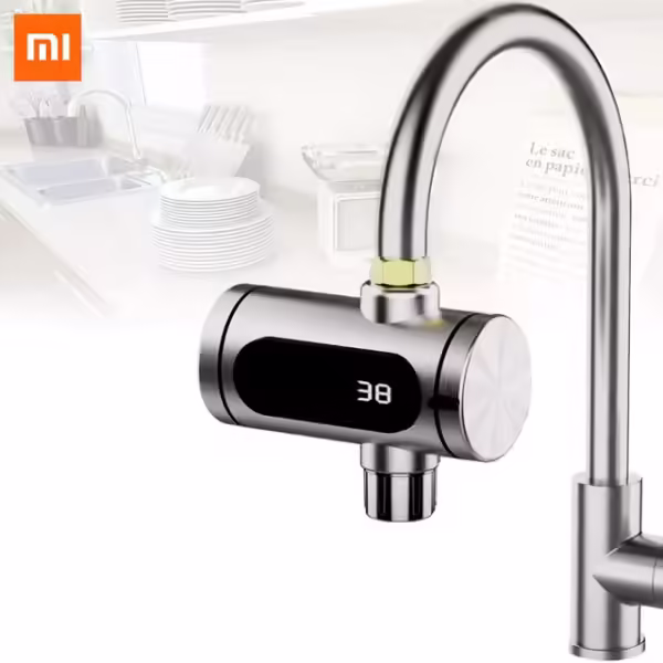 Xiaomi Stainless Steel Electric Hot Water Faucet Instant Hot Heating Faucet Water Heater Hot and Cold Kitchen Dismantle Free