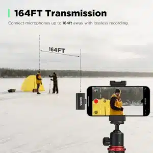 Gadgetoo Boya Omic-D Ultracompact 2.4Ghz Dual-Channel Wireless Microphone System