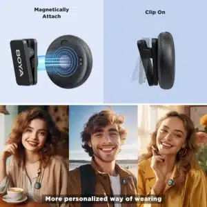 Gadgetoo Boya Omic-D Ultracompact 2.4Ghz Dual-Channel Wireless Microphone System