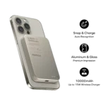 Momax Q.Mag X1 Magnetic Wireless Power Bank 10000mAh - Gen 2 - Image 3