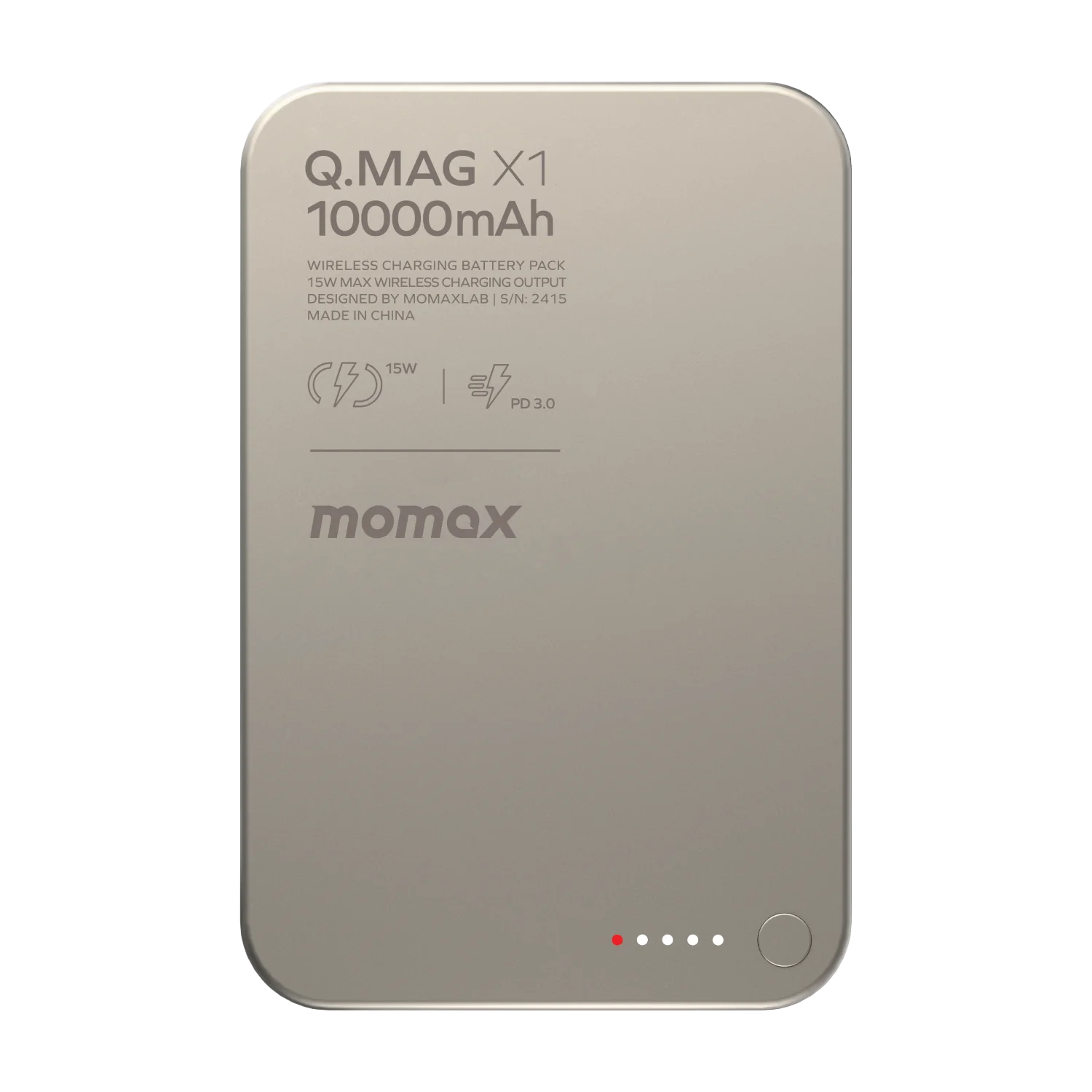 Ip117A_Ti_04_1500_2560X Momax Q.mag X1 Magnetic Wireless Power Bank 10000Mah - Gen 2