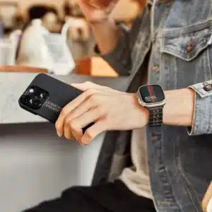 Gadgetoo Pitaka Carbon Fiber Watch Band For Iwatch 44 /45 / 49Mm -Rhapsody Version