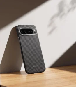 Gadgetoo Pitaka Magez Case 5 Classic Ultra-Slim Case For Google Pixel 9 / 9 Pro / 9 Pro Xl -600D Black/Grey (Twill)
