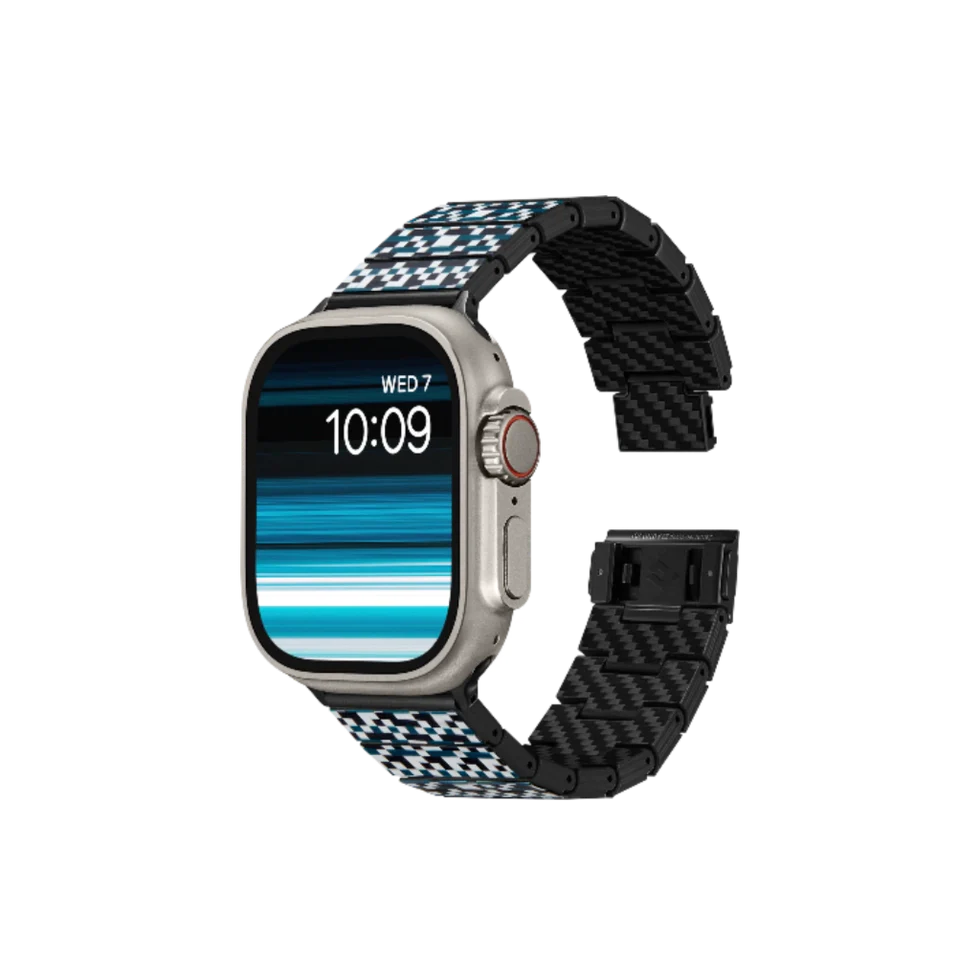 Pitaka-Dreamland-Chroma-Carbon-Watch-Band-For-Iwatch-49-45-44Mm-Mosaicpitaka-Dreamland-Chroma-Carbon-Watch-Band-For-Iwatch-49-45-44Mm-Mosaic1 Pitaka Dreamland Chroma Carbon Watch Band For Iwatch 49 / 45 / 44Mm -Mosaic - Image 1
