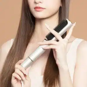 Gadgetoo Xiaomi Riwa Rb-8515 Negative Ion Hair Straightening Electric Comb Straight And Curly Dual-Purpose Hair Straightener