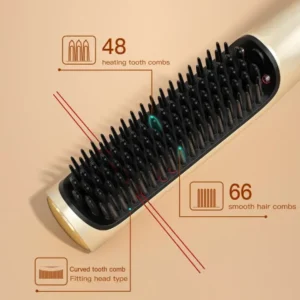 Gadgetoo Xiaomi Riwa Rb-8515 Negative Ion Hair Straightening Electric Comb Straight And Curly Dual-Purpose Hair Straightener
