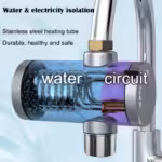 Xiaomi Stainless Steel Electric Hot Water Faucet Instant Hot Heating Faucet Water Heater Hot and Cold Kitchen Dismantle Free