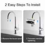 Xiaomi Stainless Steel Electric Hot Water Faucet Instant Hot Heating Faucet Water Heater Hot and Cold Kitchen Dismantle Free