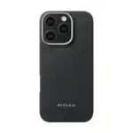 Pitaka Classic Ultra-Slim Case for iPhone 16 Pro Max / 16 Pro -Black/Grey (Twill)