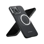 Pitaka Classic Ultra-Slim Case for iPhone 16 Pro Max / 16 Pro -Black/Grey (Twill) - Image 2