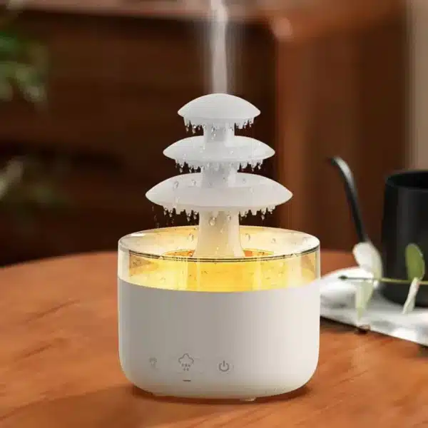 Rain Cloud Aromatherapy Diffuser with Colorful Light 500ML Humidifier for Bedroom and Office