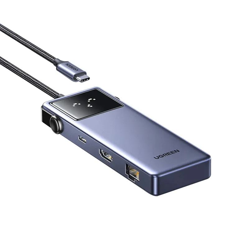 Ugreen-Qpai-Pro-7-In-1-Usb-C-Hub-4K60Hz-Hdmi-Pd100W-Port-45155-1 Ugreen Qpai Pro 7-In-1 Usb-C Hub 4K@60Hz Hdmi Pd100W Port (45155) - Image 1