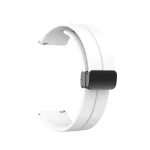 22mm Silicone Strap with Folding Magnetic D-Buckle Lock - Image 2