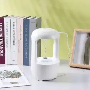Gadgetoo Bimperial Anti Gravity Cool Mist Water Drop Humidifier, 850 Ml Water Tank Portable Room Air Purifier (White)