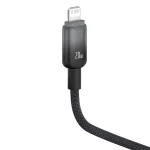 Baseus Cable USB to Lightning 20W Discolor Series For iPhone 14 13 12 11 x BLACK 1M