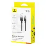 Baseus Cable USB to Lightning 20W Discolor Series For iPhone 14 13 12 11 x BLACK 1M