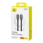 Baseus Thunderbolt Cable Crystal Shine USB3.2 Full-Featured USB-C to USB-C Display Cable 100W 1.5m 20Gb Cluster