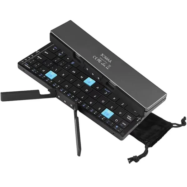 Foldable Bluetooth Keyboard with Magnetic Stand Rechargeable Keyboard