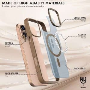 Gadgetoo Ny Shield Series Magsafe Case For Iphone 16 Pro Max / 16 Pro