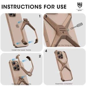 Gadgetoo Ny Metal X Series Case For 16 Pro Max / 16 Pro