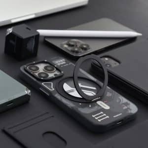Gadgetoo Youngkit Cyberpunk 360° Rotation Ring Stand Case For Iphone 16 Pro Max Gadgetoo Youngkit Cyberpunk 360° Rotation Ring Stand Case For Iphone 16 Pro Max