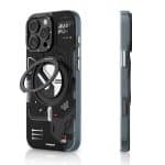Youngkit Cyberpunk 360° Rotation Ring Stand Case for iPhone 16 Pro Max - Image 3