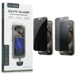 Mohave EZ-FIT Powerful Privacy Screen Protector for iPhone 16 16 Pro 16 Pro Max with Installation kit (2 Pack)
