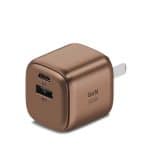 Momax 30w GaN Tech 1 – Charge Dual Port GaN Charger (Sandstone/White)