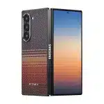 PITAKA Galaxy Z Fold 6 MagEZ Case 5 Tactile Woven Case Sunset 1500D - Image 3