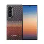PITAKA Galaxy Z Fold 6 MagEZ Case 5 Tactile Woven Case Sunset 1500D