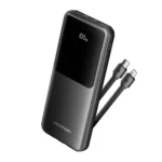 Vention 20000mAh 22.5W Power Bank with Built-in USB-C and Lightning Cables (FHPW0)