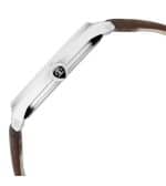 TITAN Workwear White Dial & Leather Strap Watch 1802SL13 - Image 4