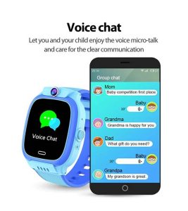 Gadgetoo Y31 Kids Smart Watch Sim Card Call Voice Chat Sos Gps Lbs Wifi