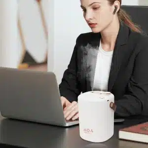 Gadgetoo Double Spray Mini Humidifier With Led Light