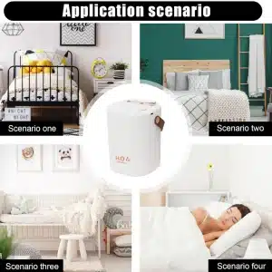Gadgetoo Double Spray Mini Humidifier With Led Light