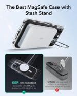 ESR Classic Hybrid Case with Stash Stand (HaloLock) for iPhone 16 Series - Image 6