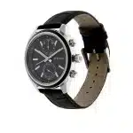 Titan 1733KL01  Multifunction Blue Dial Leather Strap Watch for Men
