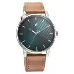 Fastrack 3278SL03 Stunners Green Dial Leather Strap Watch - Image 3
