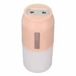 USB Humidifier Fast Humidification Compact Mini Humidifier with Night Light for Home Use (Pink)