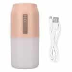 USB Humidifier Fast Humidification Compact Mini Humidifier with Night Light for Home Use (Pink) - Image 3