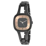 Fastrack 6147NM01 Grey Dial Black Metal Strap Ladies Watch - Image 3